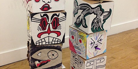 Illustrated Totem Poles with Abbie Parry/Polion Totem Addurnedig gyda Abbie Parry primary image