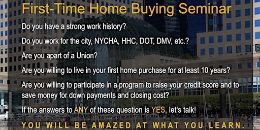 Imagen principal de First-Time Home Buyer Seminar