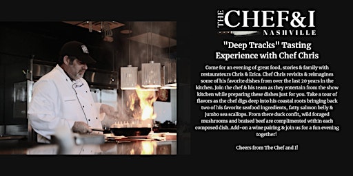 "Deep Tracks" Tasting Experience w/ Chef Chris primary image
