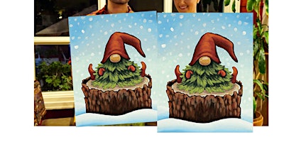 Imagem principal do evento Forest Gnome-Glow in the dark on canvas for couples - paint with Marian