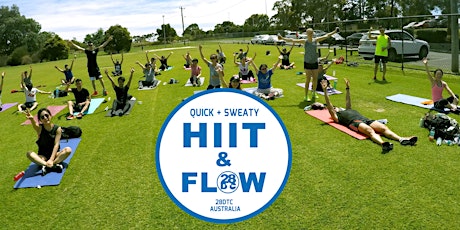 QUICK+SWEATY - HIIT & FLOW Workout (Boxhill VIC) by 28DTC Australia primary image