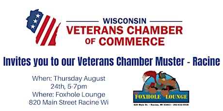 Image principale de WI Veterans Chamber Muster - Racine