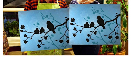 Immagine principale di Mother Bird- Canvas bachelorette party - paint with Marian 