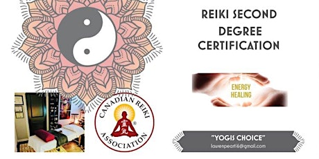 REIKI LEVEL TWO CERTIFICATION  primary image