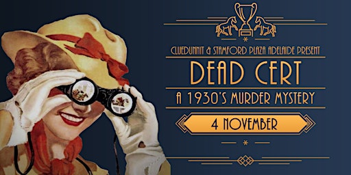 'DEAD CERT!' – Murder Mystery Dinner Theatre – Adelaide primary image