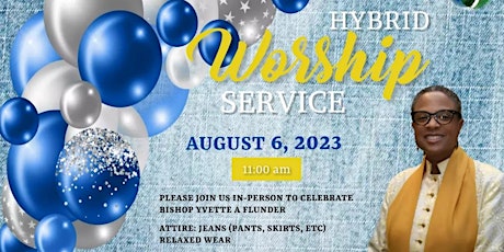 Hauptbild für Hybrid Worship Service - Bishop Yvette Flunder Birthday Celebrations