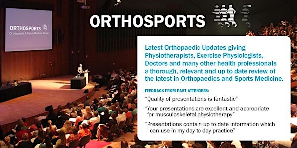 Orthosports 2023 Latest Orthopaedic Updates - Live event at UNSW