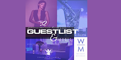 Guestlist & Chill At Whiskey Mistress, Groove Thursdays!  primary image