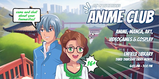 Imagem principal do evento Port Adelaide Enfield Anime Club