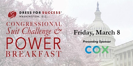 Dress for Success Washington, D.C. Congressional Suit Challenge and Power Breakfast primary image