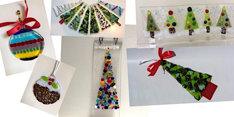 Fused glass Christmas decorations (or non Christmas - it's your choice) primary image