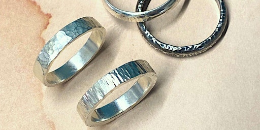 Hammered Silver Ring Workshop primary image