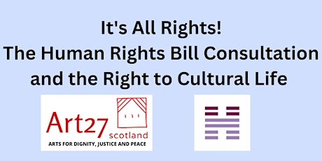 Imagem principal do evento It’s All Rights: Human Rights Consultation and the Right to Cultural Life