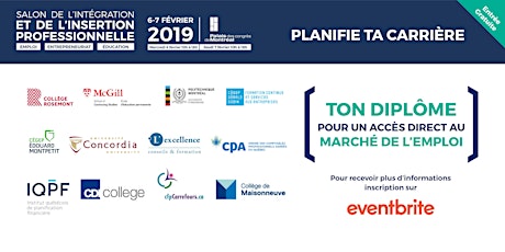 Ton diplôme: Accès direct à l'emploi  -  SIIP  6 - 7 février 2019 au Palais des congrès de Montréal primary image