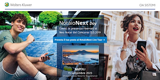 NotaioNext Live Tour per i Neo Notai D.D.2019 @NAPOLI SNN Genghini primary image