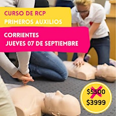 Hauptbild für CORRIENTES- 07/09 CURSO DE RCP Y PRIMEROS AUXILIOS