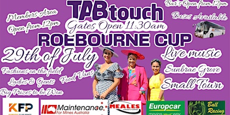 TAB TOUCH Roebourne Cup Day 29th July 2023 primary image