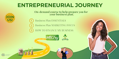 ENTREPRENEURIAL JOURNEY ON-DEMAND (Business Plan Development) primary image