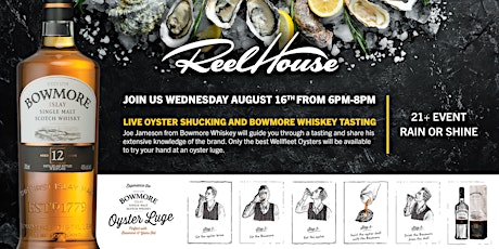 Imagen principal de Bowmore and Bivalves: Oyster Tasting on the Waterfront