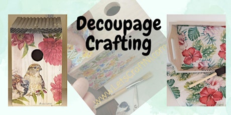 Imagem principal do evento Decoupage Crafting for Beginners Workshop | Glengormley