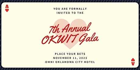 OKWIT 7th Annual Gala Volunteer Sign Up primary image