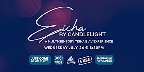 Eicha by Candlelight | A Multi-Sensory Tisha B'Av Experience primary image
