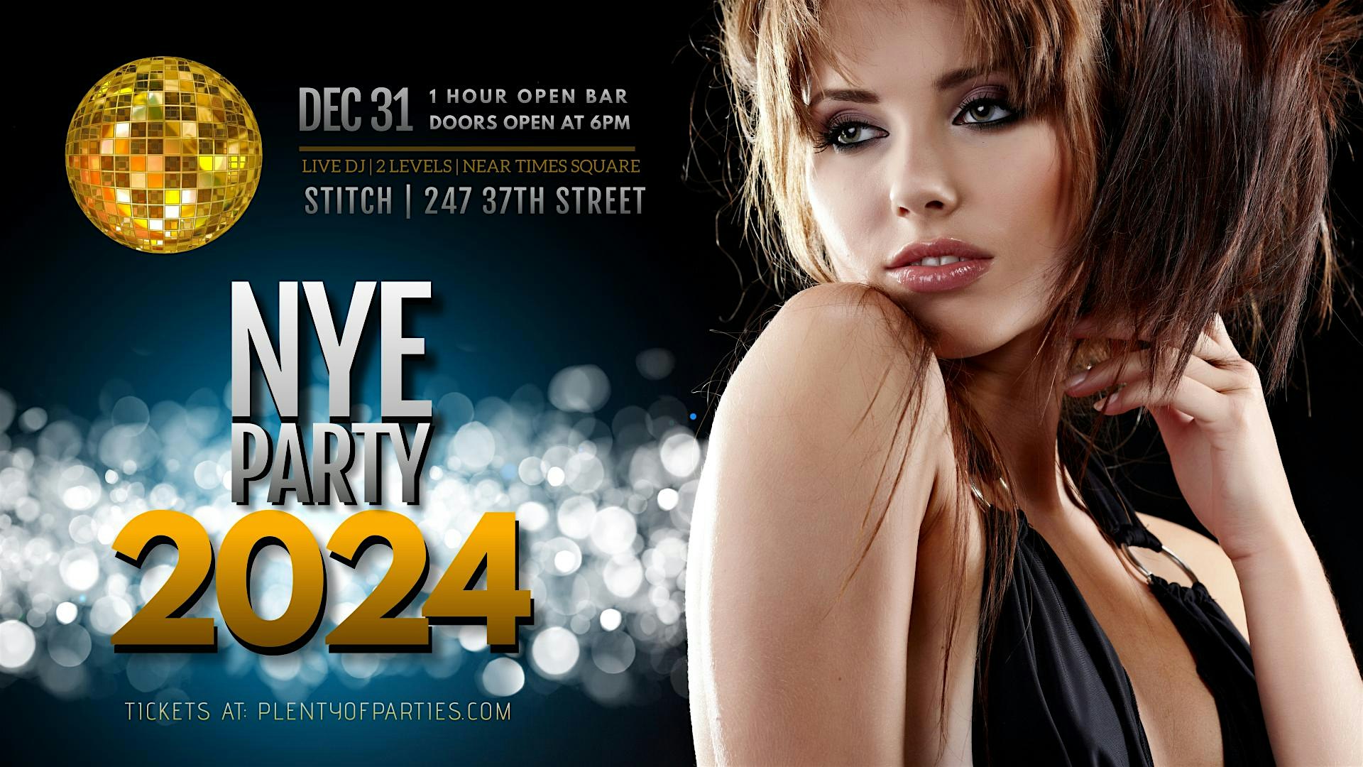 NYE 2024 @ Stitch NYC - NYC's Annual New Year's Eve Party