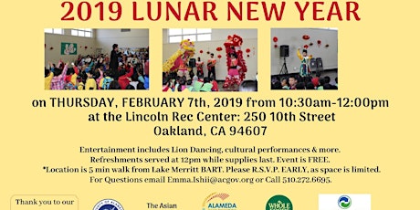 Lunar New Year 2019 Year of the Earth Pig Celebration primary image