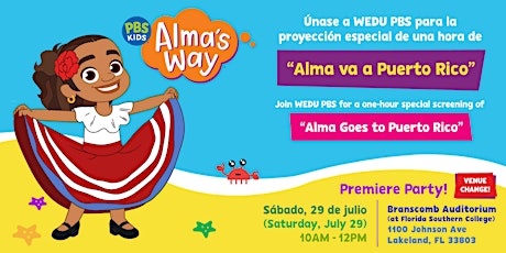 Imagen principal de Alma Goes to Puerto Rico: Premiere Party