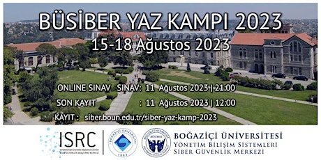 Hauptbild für BÜSİBER Siber Yaz Kampı 2023 (15-18 Ağustos 2023)