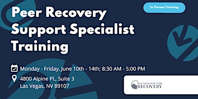 Hauptbild für Peer Recovery Support Specialist Training
