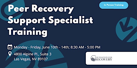 Peer Recovery Support Specialist Training