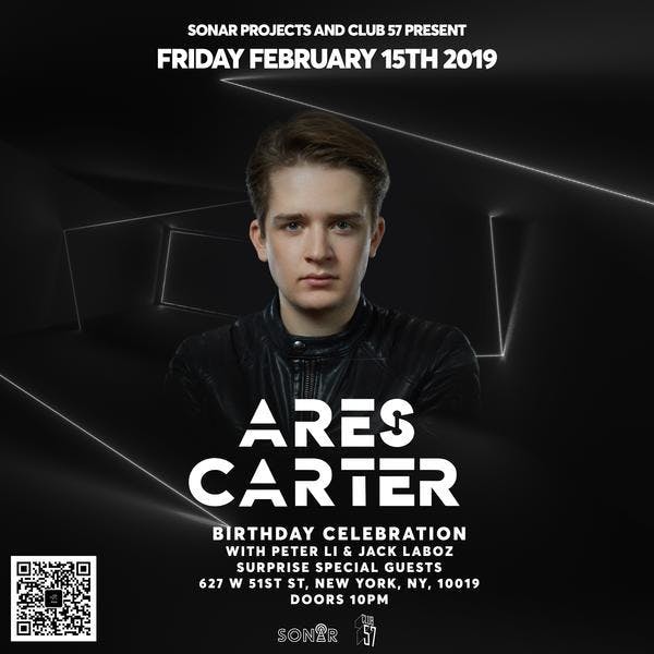 Ares Carter Birthday Celebration at Club 57 (18+)
