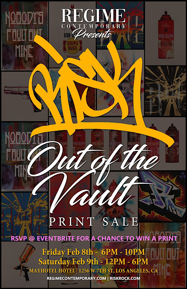 RISK POP-UP PRINT SALE - "OUT OF THE VAULT" (2-day event) image
