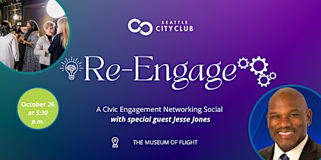 Hauptbild für Re-Engage: A Civic Engagement Fundraising Social with Jesse Jones