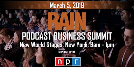 RAIN Podcast Business Summit 2019 primary image