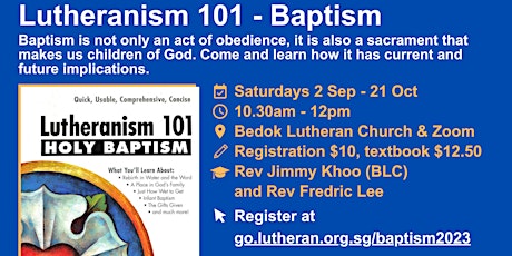 Lutheranism 101: Baptism (Basic) primary image