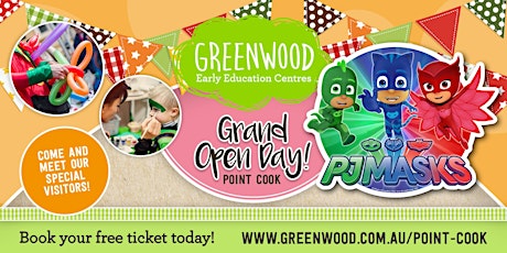 Meet PJ Masks at Greenwood Point Cook's Grand Opening!  primary image