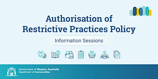 Hauptbild für Authorisation of Restrictive Practices (ARP) Policy Overview Session