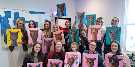 Paint and Sip in Melbourne: Llama