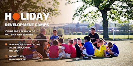 Primaire afbeelding van Ealing Football Holiday Development Camp | August 29th - September 1st