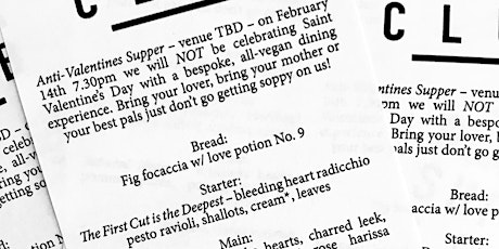 Glasgow Supper Club - Anti-Valentines primary image
