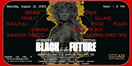 AFRIBEMBÉ FESTIVAL: Black to the Future! primary image