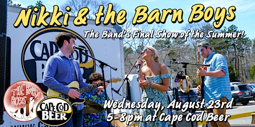 Imagen principal de Nikki & The Barn Boys at Cape Cod Beer!