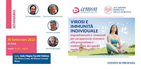 Immagine principale di ROMA - VIROSI E IMMUNITÀ INDIVIDUALE 