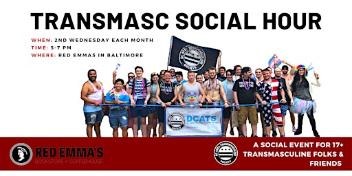 Imagem principal do evento Transmasculine Social Hour (Baltimore)