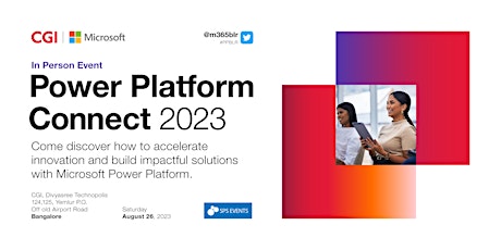 Microsoft Power Platform Connect  2023 Bangalore primary image