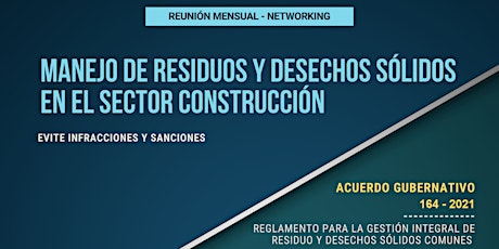 Imagen principal de Manejo de Residuos y Desechos Sólidos en el Sector Construcción AG 164-2021