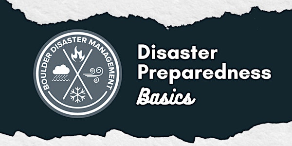 Disaster Preparedness Basics