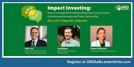 GRID Talks | Impact Investing primary image